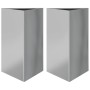 Jardineras triangulares 2 uds acero galvanizado 50x43x75 cm de , Maceteros y jardineras - Ref: Foro24-851182, Precio: 87,28 €...