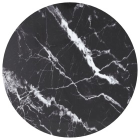 Tablero de mesa diseño mármol vidrio templado negro Ø40x0,8 cm de , Tableros para mesas - Ref: Foro24-322262, Precio: 18,97 €...