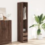 Armario madera de ingeniería color roble marrón 30x50x200 cm de , Armarios roperos - Ref: Foro24-3307744, Precio: 125,22 €, D...