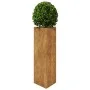 Jardinera triangular de acero oxidado 30x26x75 cm de , Maceteros y jardineras - Ref: Foro24-851155, Precio: 56,07 €, Descuent...