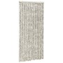 Cortina mosquitera de chenilla gris claro y oscuro 100x220 cm de vidaXL, Mosquiteras para ventanas - Ref: Foro24-325456, Prec...