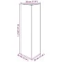 Jardinera triangular de acero oxidado 30x26x75 cm de , Maceteros y jardineras - Ref: Foro24-851155, Precio: 56,07 €, Descuent...