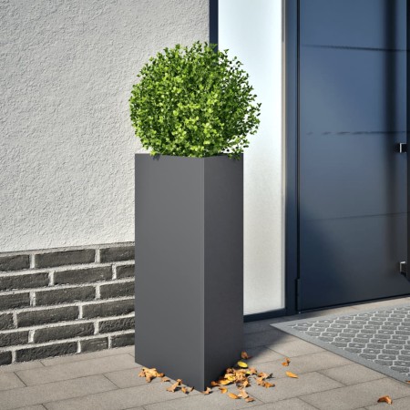 Jardineras 2 uds acero gris antracita 40x34,5x70 cm de , Maceteros y jardineras - Ref: Foro24-851162, Precio: 97,67 €, Descue...