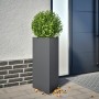 Jardineras 2 uds acero gris antracita 40x34,5x70 cm de , Maceteros y jardineras - Ref: Foro24-851162, Precio: 97,67 €, Descue...