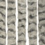Cortina mosquitera de chenilla gris claro y oscuro 100x220 cm de vidaXL, Mosquiteras para ventanas - Ref: Foro24-325456, Prec...