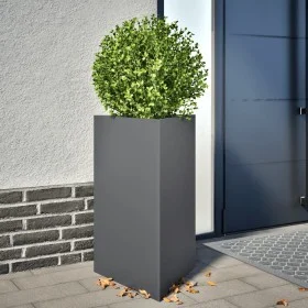 Jardineras 2 uds acero gris antracita 50x43x75 cm de , Maceteros y jardineras - Ref: Foro24-851176, Precio: 121,41 €, Descuen...