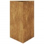Jardinera triangular de acero oxidado 50x43x75 cm de , Maceteros y jardineras - Ref: Foro24-851183, Precio: 67,80 €, Descuent...