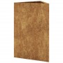 Jardinera triangular de acero oxidado 50x43x75 cm de , Maceteros y jardineras - Ref: Foro24-851183, Precio: 67,80 €, Descuent...