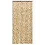 Cortina mosquitera beige y marrón chenilla 100x220 cm de vidaXL, Mosquiteras para ventanas - Ref: Foro24-325450, Precio: 66,0...