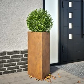 Jardinera triangular acero galvanizado 40x34,5x70 cm de , Maceteros y jardineras - Ref: Foro24-851169, Precio: 67,92 €, Descu...