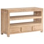 Mueble para TV madera maciza acacia marrón claro 90x30x55 cm en Muebles TV | Comprar online en Foru.es