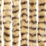 Cortina mosquitera beige y marrón chenilla 100x220 cm de vidaXL, Mosquiteras para ventanas - Ref: Foro24-325450, Precio: 66,0...