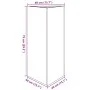 Jardinera triangular acero galvanizado 40x34,5x70 cm de , Maceteros y jardineras - Ref: Foro24-851169, Precio: 67,92 €, Descu...