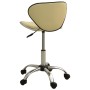 Silla de oficina de cuero sintético crema de , Sillas de oficina - Ref: Foro24-3088629, Precio: 83,62 €, Descuento: %