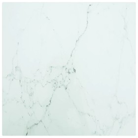 Tablero mesa diseño mármol vidrio templado blanco 40x40 cm 6 mm de , Tableros para mesas - Ref: Foro24-322253, Precio: 31,82 ...
