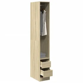 Armario de madera de ingeniería roble Sonoma 30x50x200 cm de , Armarios roperos - Ref: Foro24-3307740, Precio: 119,38 €, Desc...