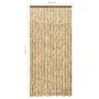 Cortina mosquitera beige y marrón chenilla 100x220 cm de vidaXL, Mosquiteras para ventanas - Ref: Foro24-325450, Precio: 66,0...