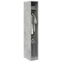 Armario de madera de ingeniería gris hormigón 30x50x200 cm de , Armarios roperos - Ref: Foro24-3307777, Precio: 100,54 €, Des...