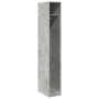 Armario de madera de ingeniería gris hormigón 30x50x200 cm de , Armarios roperos - Ref: Foro24-3307777, Precio: 100,54 €, Des...