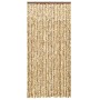 Cortina mosquitera beige y marrón chenilla 90x220 cm de vidaXL, Mosquiteras para ventanas - Ref: Foro24-325449, Precio: 59,14...