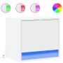 Mesitas de noche de pared con luces LED 2 unidades blanco de , Mesitas de noche - Ref: Foro24-852076, Precio: 51,57 €, Descue...