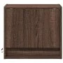 Wall-mounted bedside tables with LED lights, 2 units, brown oak. by , Nightstands - Ref: Foro24-852088, Price: 50,93 €, Disco...