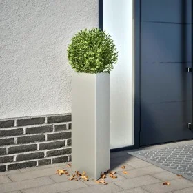 Jardinera trianngular de acero inoxidable 30x26x75 cm de , Maceteros y jardineras - Ref: Foro24-851151, Precio: 81,12 €, Desc...
