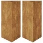 Jardinera triangular acero oxidado 40x34,5x70 cm de , Maceteros y jardineras - Ref: Foro24-851170, Precio: 94,55 €, Descuento: %