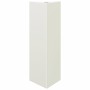 Jardinera triangular acero blanco 30x26x75 cm de , Maceteros y jardineras - Ref: Foro24-851145, Precio: 56,93 €, Descuento: %