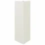 Jardinera triangular acero blanco 30x26x75 cm de , Maceteros y jardineras - Ref: Foro24-851145, Precio: 62,67 €, Descuento: %