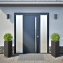 Jardineras triangulares 2 uds acero negro 40x34,5x70 cm de , Maceteros y jardineras - Ref: Foro24-851158, Precio: 89,71 €, De...