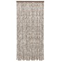 Cortina mosquitera chenilla gris taupe y blanco 90x220 cm de vidaXL, Mosquiteras para ventanas - Ref: Foro24-325461, Precio: ...