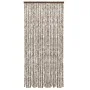 Cortina mosquitera chenilla gris taupe y blanco 90x220 cm de vidaXL, Mosquiteras para ventanas - Ref: Foro24-325461, Precio: ...
