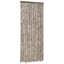 Cortina mosquitera chenilla gris taupe y blanco 90x220 cm de vidaXL, Mosquiteras para ventanas - Ref: Foro24-325461, Precio: ...