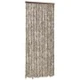 Cortina mosquitera chenilla gris taupe y blanco 90x220 cm de vidaXL, Mosquiteras para ventanas - Ref: Foro24-325461, Precio: ...