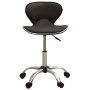 Taburete de salón de belleza de cuero sintético marrón de , Sillas de peluquería - Ref: Foro24-323676, Precio: 76,94 €, Descu...