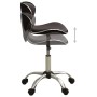 Taburete de salón de belleza de cuero sintético marrón de , Sillas de peluquería - Ref: Foro24-323676, Precio: 76,94 €, Descu...