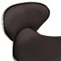 Taburete de salón de belleza de cuero sintético marrón de , Sillas de peluquería - Ref: Foro24-323676, Precio: 76,94 €, Descu...