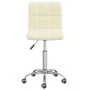 Silla de comedor giratoria tela color crema de , Sillas de comedor - Ref: Foro24-3087533, Precio: 84,78 €, Descuento: %
