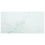 Tablero mesa diseño mármol vidrio templado blanco 100x50 cm 6mm de , Tableros para mesas - Ref: Foro24-322258, Precio: 47,78 ...