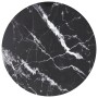Tablero de mesa diseño mármol vidrio templado negro Ø60x0,8 cm de , Tableros para mesas - Ref: Foro24-322264, Precio: 44,81 €...