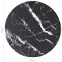 Tablero de mesa diseño mármol vidrio templado negro Ø60x0,8 cm de , Tableros para mesas - Ref: Foro24-322264, Precio: 44,81 €...