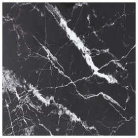 Tablero mesa diseño mármol vidrio templado negro 50x50 cm 6 mm de , Tableros para mesas - Ref: Foro24-322270, Precio: 21,54 €...