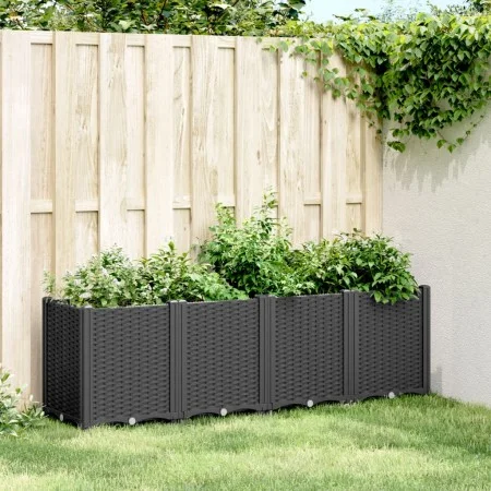 Jardinera PP negro 160x40x53 cm de , Maceteros y jardineras - Ref: Foro24-367858, Precio: 130,46 €, Descuento: %