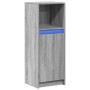 Aparador con LED madera de ingeniería gris Sonoma 38x34x100 cm de , Aparadores - Ref: Foro24-852171, Precio: 56,56 €, Descuen...
