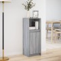 Aparador con LED madera de ingeniería gris Sonoma 38x34x100 cm de , Aparadores - Ref: Foro24-852171, Precio: 56,56 €, Descuen...