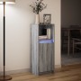 Aparador con LED madera de ingeniería gris Sonoma 38x34x100 cm de , Aparadores - Ref: Foro24-852171, Precio: 56,56 €, Descuen...