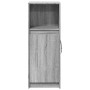 Aparador con LED madera de ingeniería gris Sonoma 38x34x100 cm de , Aparadores - Ref: Foro24-852171, Precio: 56,56 €, Descuen...