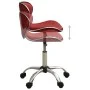 Silla de oficina de cuero sintético rojo vino tinto de , Sillas de oficina - Ref: Foro24-3088631, Precio: 67,06 €, Descuento: %