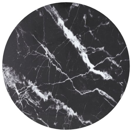 Tablero de mesa diseño mármol vidrio templado negro Ø30x0,8 cm de , Tableros para mesas - Ref: Foro24-322261, Precio: 14,81 €...